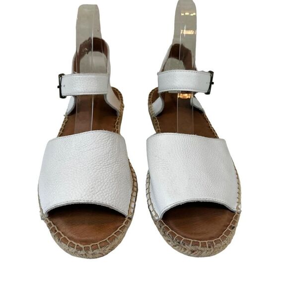 Soludos White Espadrille Sandals - Picture 1 of 8